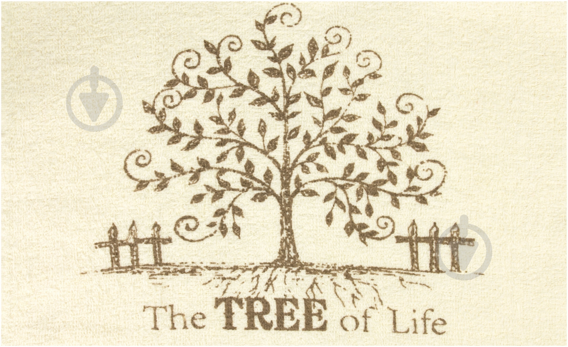 Набор полотенец кухонных Tree 2 шт. 38x64 см кремовый - фото 2