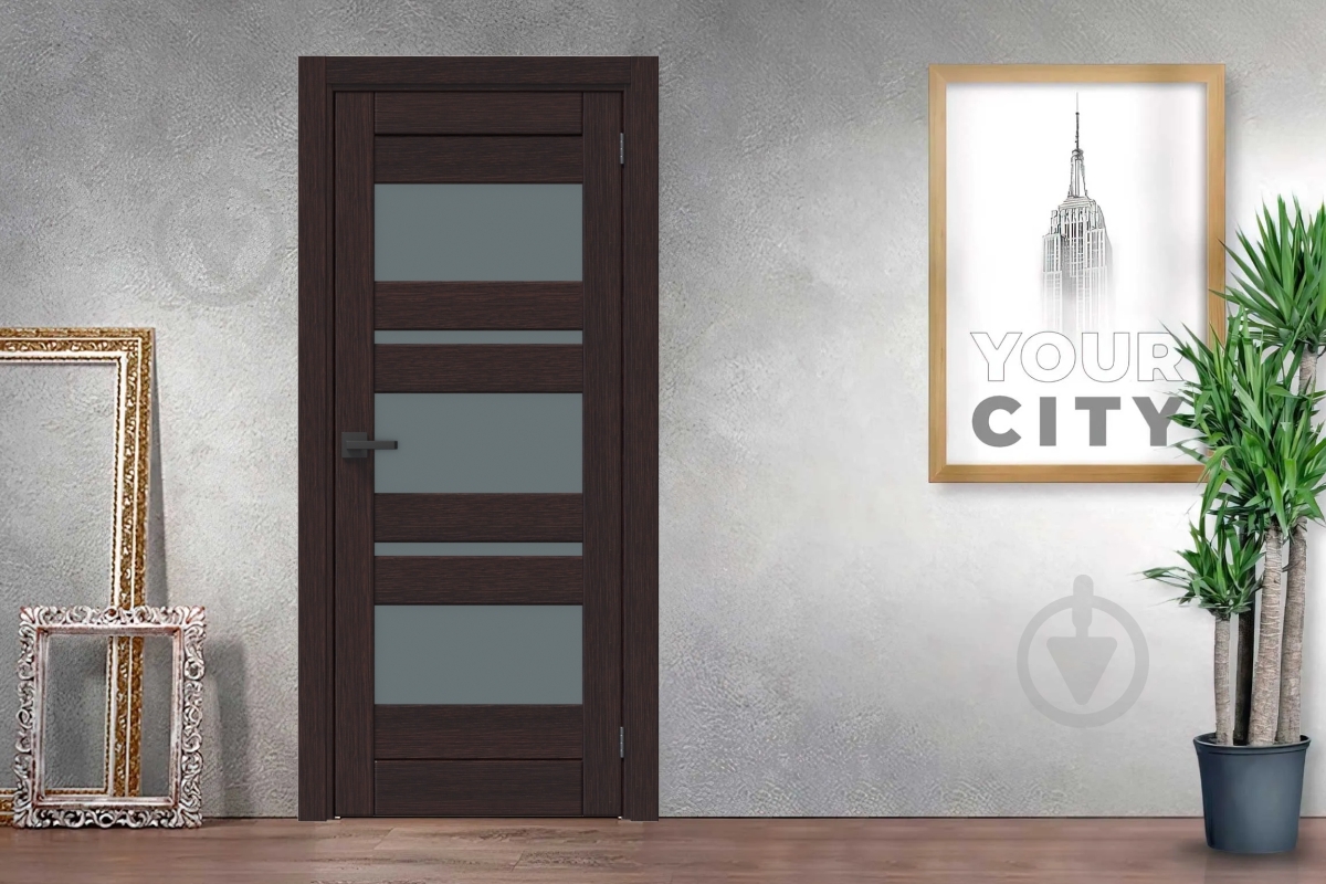 Дверное полотно IN WOOD Standart St-1.2 800 мм шпон коричневый - фото 2 Дверное полотно IN WOOD Standart St-1.2 800 мм шпон коричневый - фото 2