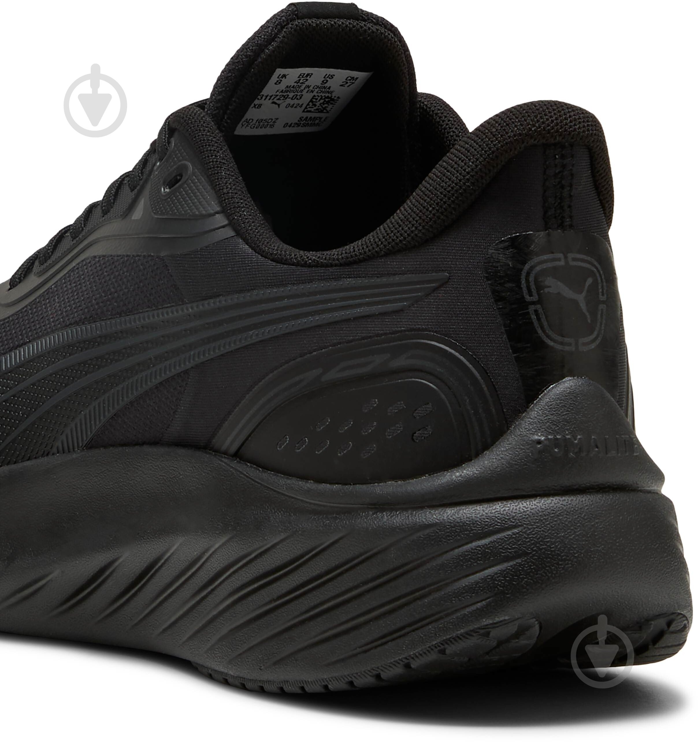 Кросівки чоловічі демісезонні Puma Pounce Lite PTX 31172903 р.42 чорні - фото 4