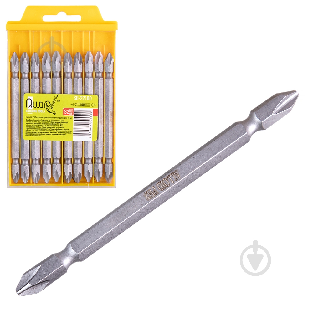 Набор бит Alloid 10 шт. SB-22100 (100/10) - фото 1