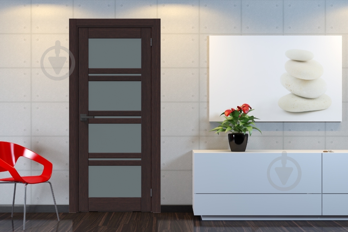 Дверное полотно IN WOOD Standart St-1.3 600 мм шпон коричневый - фото 2 Дверное полотно IN WOOD Standart St-1.3 600 мм шпон коричневый - фото 2