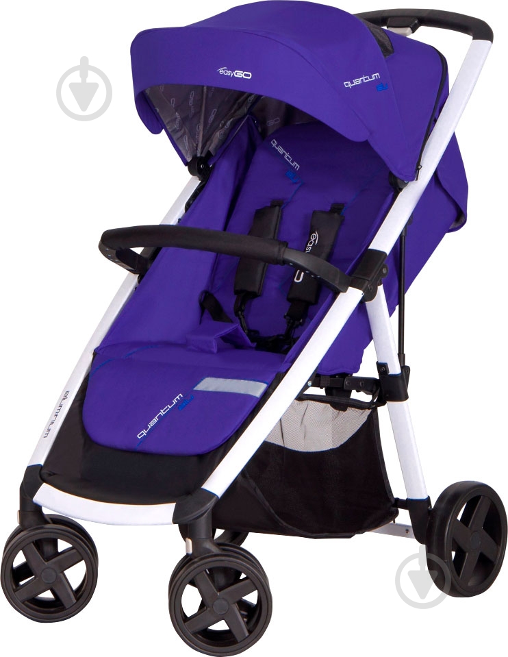 Коляска прогулочная EasyGo Quantum navi white 5150 - фото 1