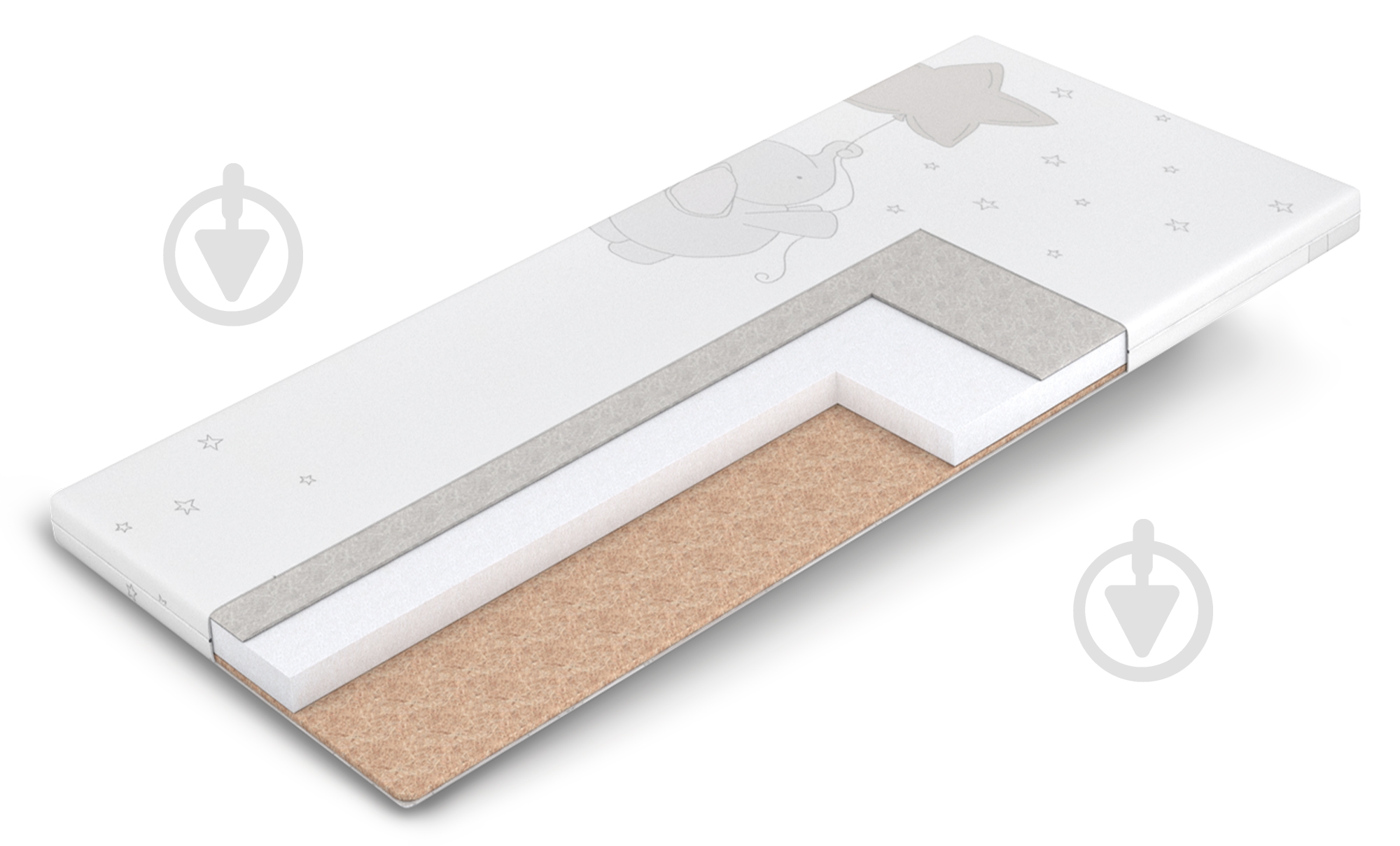 Матрас Киндер MatroLuxe 80x190 см - фото 1 Матрас Киндер MatroLuxe 80x190 см - фото 1