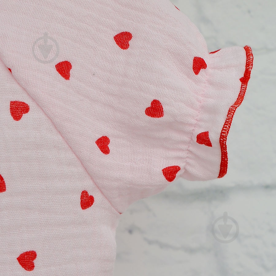 Песочник для девочки Blanka Сердечко р.62-68 розовый 110821 - фото 2 Песочник для девочки Blanka Сердечко р.62-68 розовый 110821 - фото 2