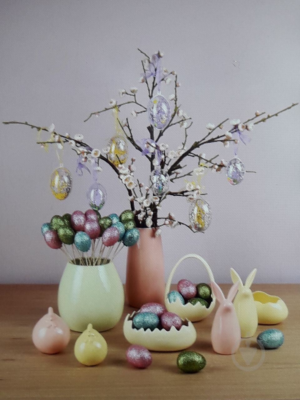 Ваза керамическая желтая 1707-8,5 Eterna - фото 2