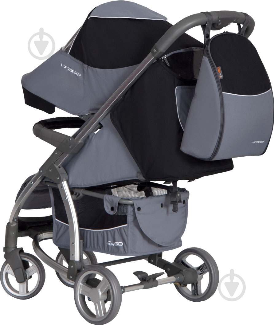 Коляска прогулочная EasyGo Virage carbon 5011 - фото 4 Коляска прогулочная EasyGo Virage carbon 5011 - фото 4