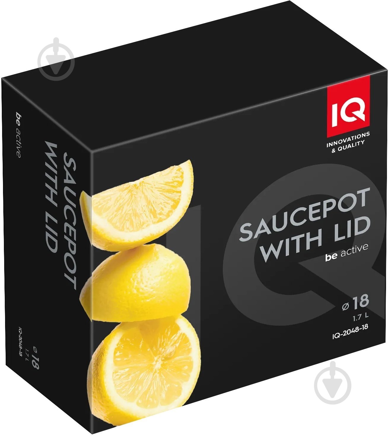 Каструля з кришкою IQ Be Active 1,7 л (IQ-2048-18) - фото 5 Каструля з кришкою IQ Be Active 1,7 л (IQ-2048-18) - фото 5