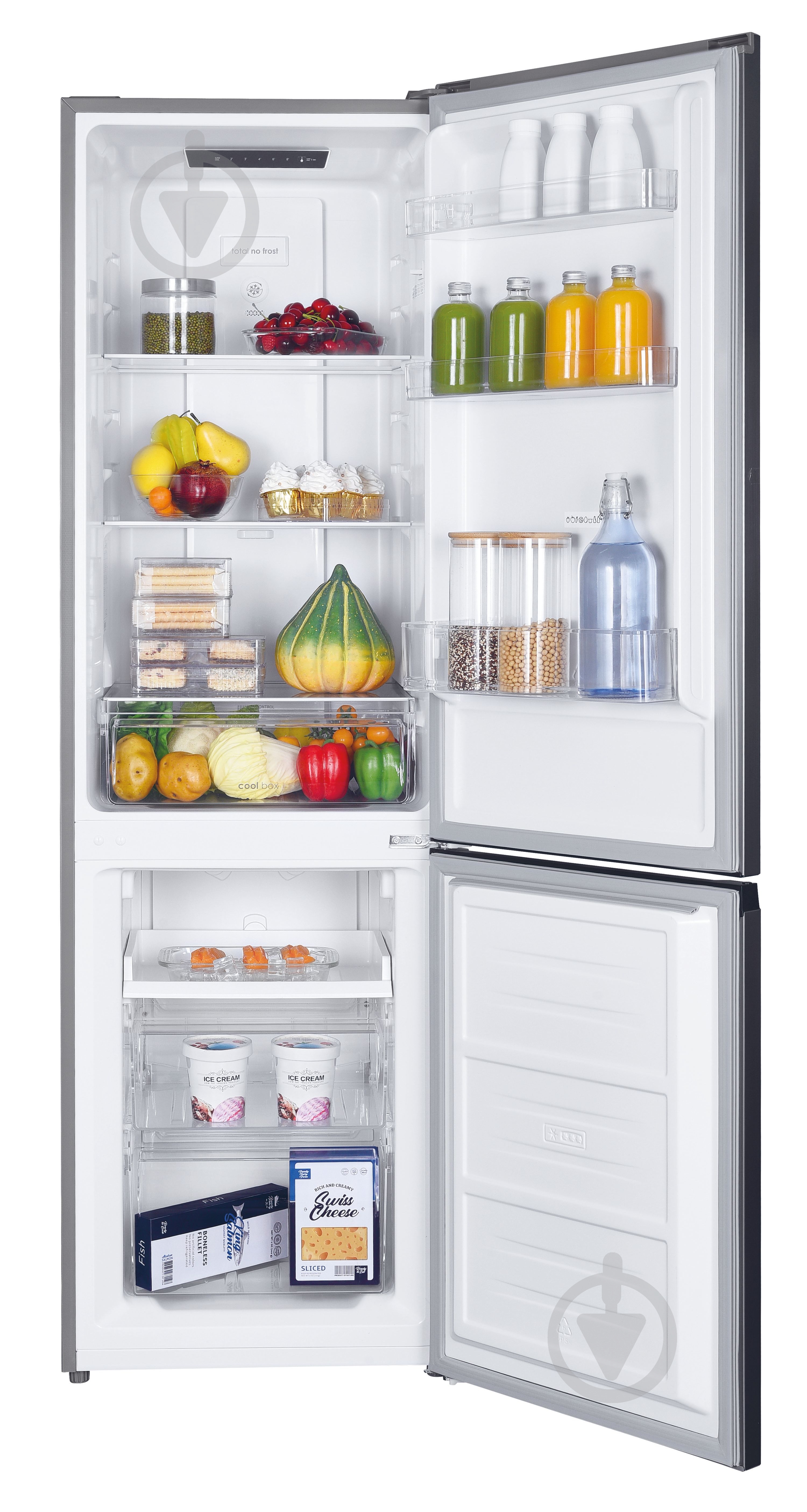 Холодильник Candy CCH1T518FX - фото 6