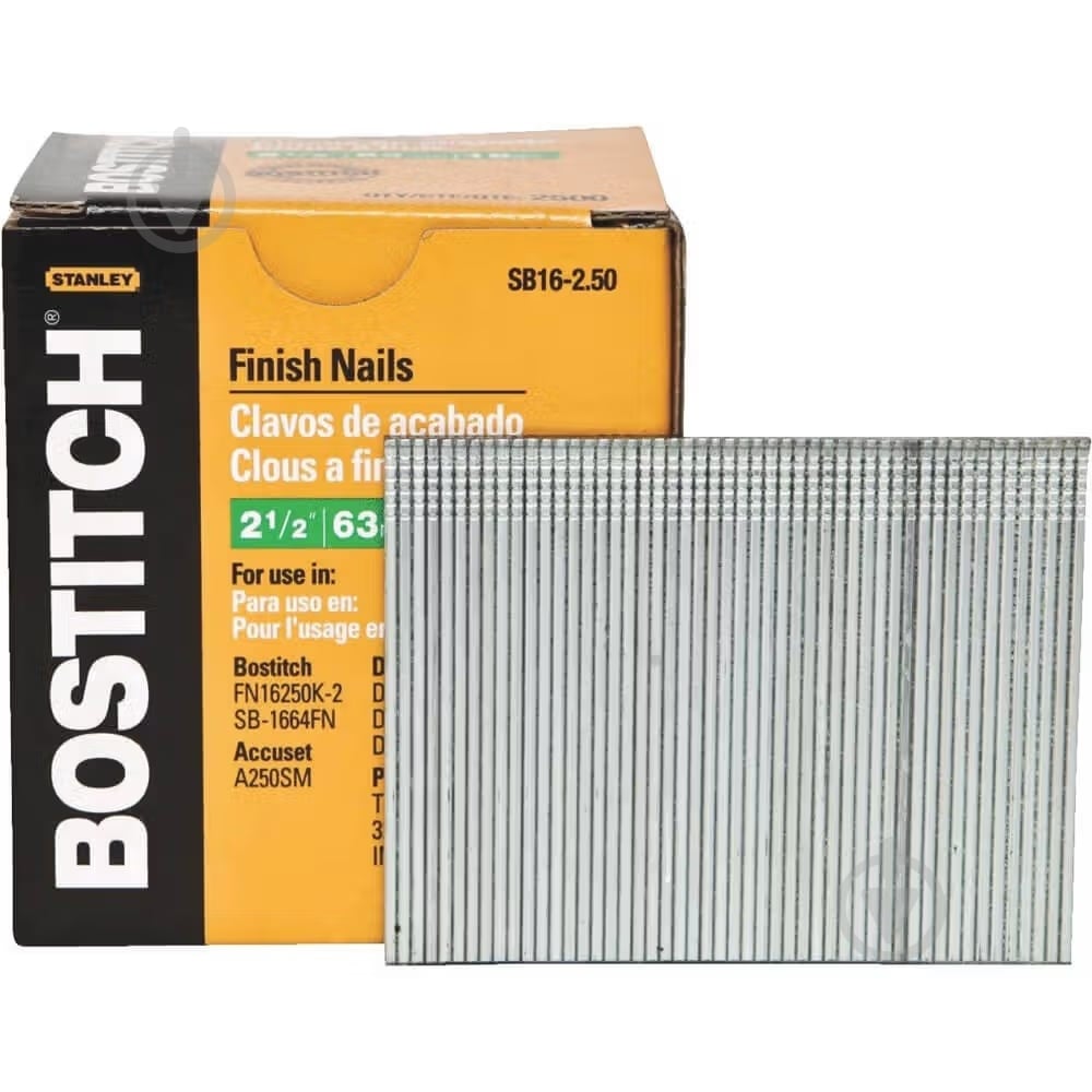 Гвозди BOSTITCH SB16-2.50 - фото 1 Гвозди BOSTITCH SB16-2.50 - фото 1