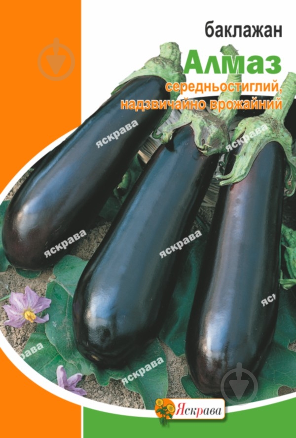 Семена Яскрава баклажан Алмаз 3 г (4823069907822) - фото 1