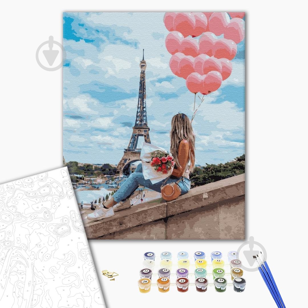 Картина по номерам Лучший день в Париже GX32297 40x50 см Brushme - фото 2 Картина по номерам Лучший день в Париже GX32297 40x50 см Brushme - фото 2