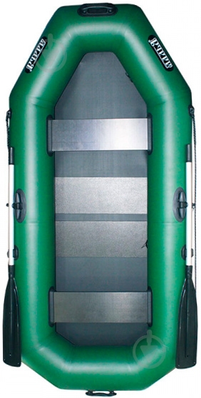 Лодка надувная Ладья ЛТ-250АСБ зеленый - фото 1