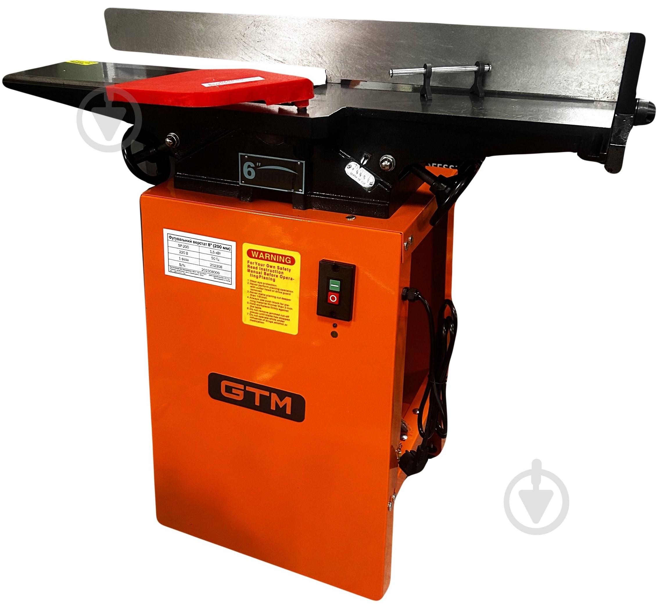 Станок фуговальный GTM SP-150 - фото 1