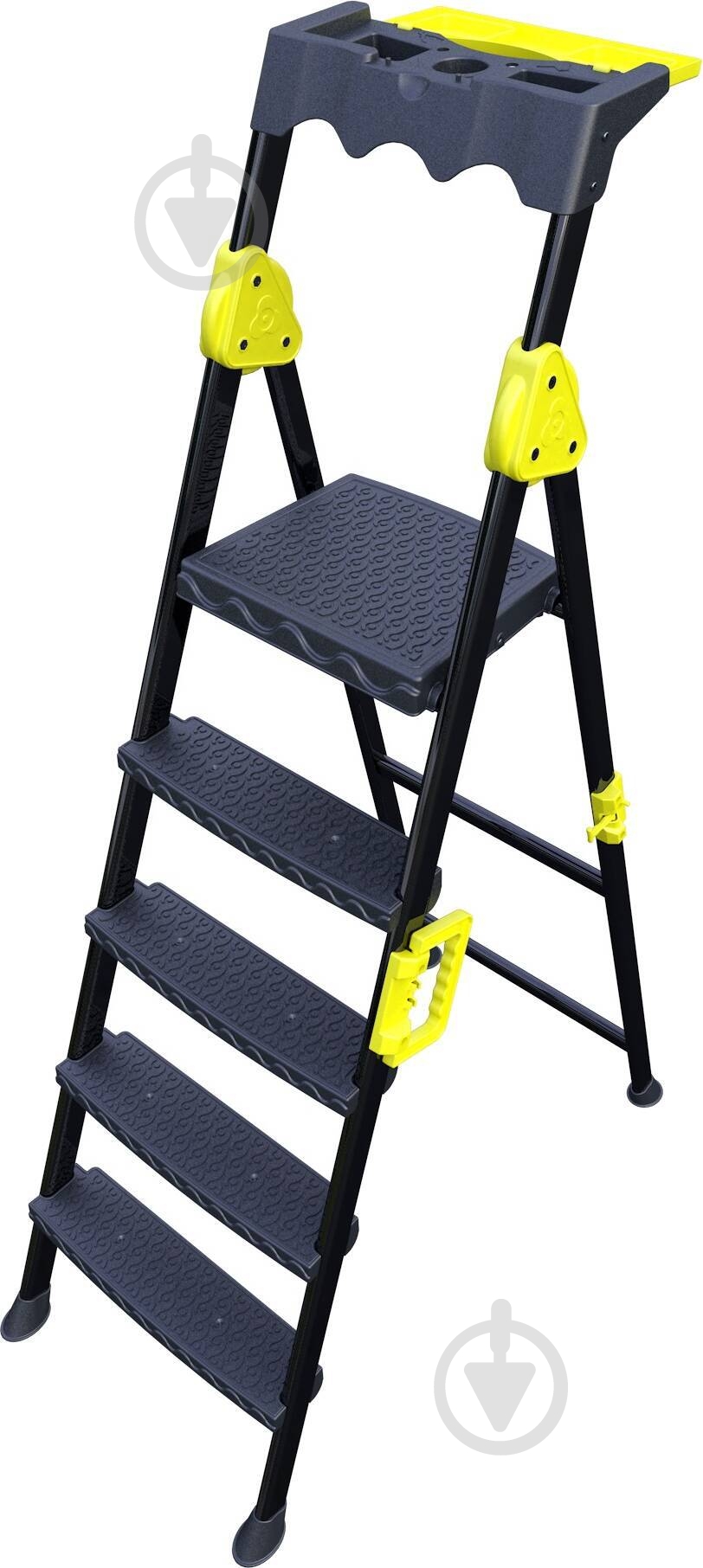 Лестница-стремянка Burmaster PRO STPL-BL5 c органайзером - фото 1
