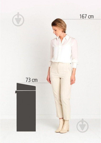 Відро для сміття Brabantia Touch Bin 40 л (200748) - фото 4