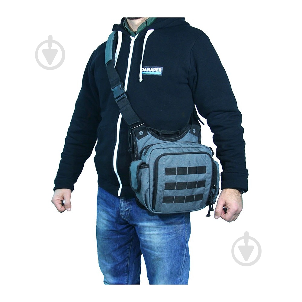 Сумка мужская через плечо Danaper ALPHYN S, GRAPHITE - фото 5 Сумка мужская через плечо Danaper ALPHYN S, GRAPHITE - фото 5