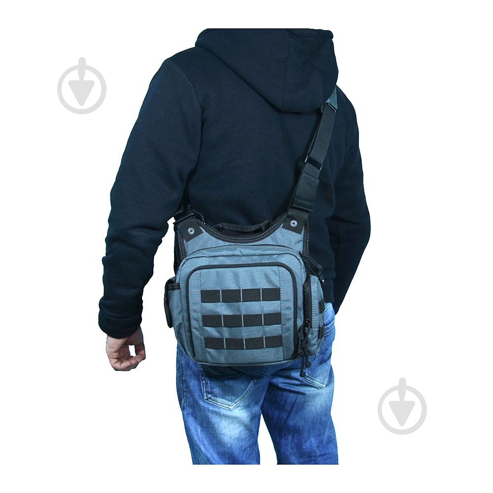 Сумка мужская через плечо Danaper ALPHYN S, GRAPHITE - фото 6 Сумка мужская через плечо Danaper ALPHYN S, GRAPHITE - фото 6