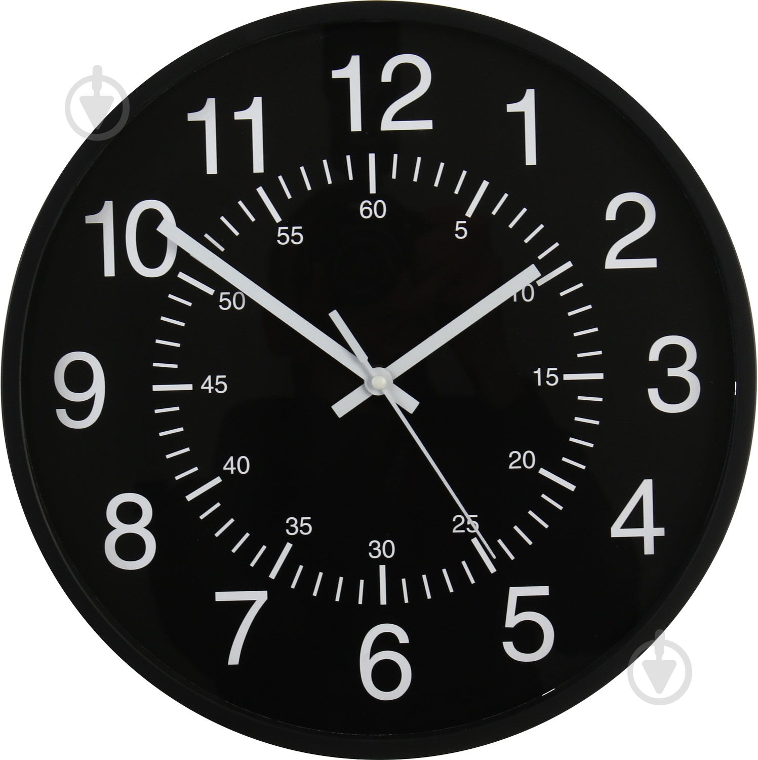 Часы настенные Timer 30,5x4,1 см черный - фото 1