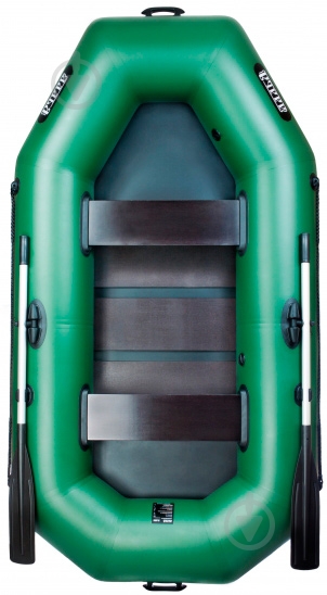 Лодка надувная Ладья ЛТ-240ЕС зеленый - фото 1