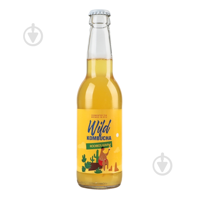Комбуча Kombucha Wild Ройбуш Кофе 0,33 л - фото 1 Комбуча Kombucha Wild Ройбуш Кофе 0,33 л - фото 1