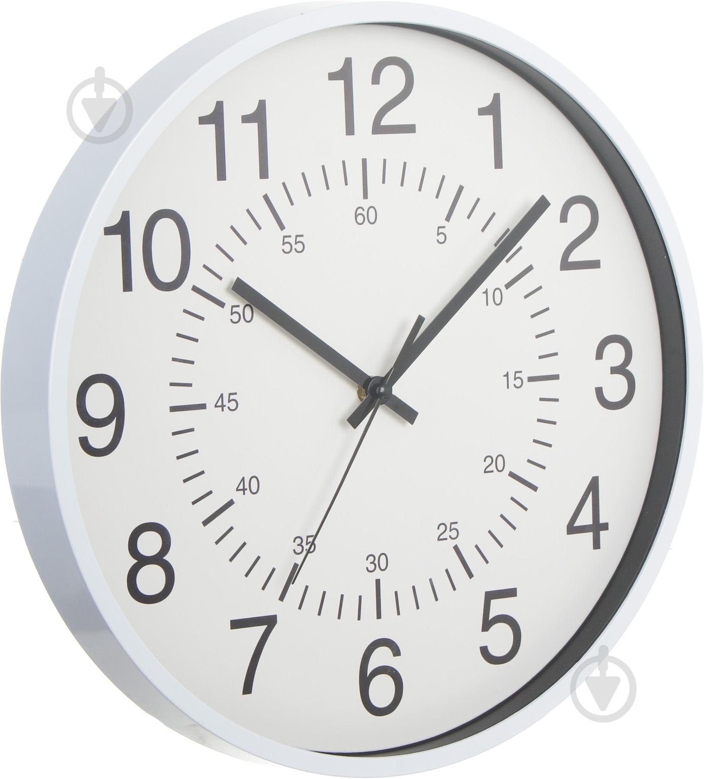 Часы настенные Timer 30.5 см белый - фото 2
