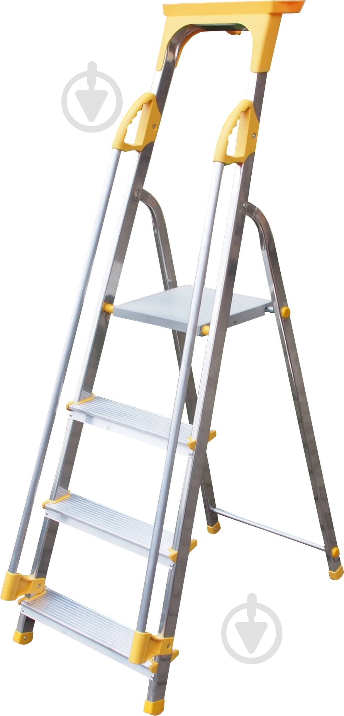 Лестница-стремянка Baulich AL-PF4 с перилами - фото 1