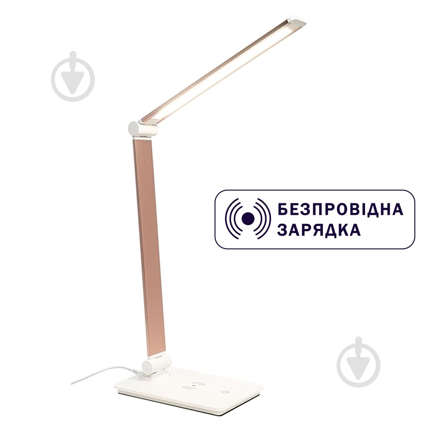 USB-лампа Berger 1x11 Вт білий із рожевим 1041-TL-11 Rose Gold - фото 2