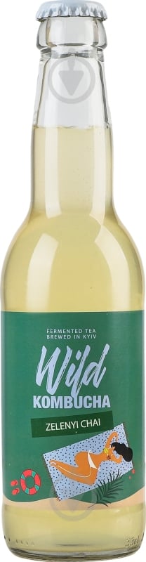 Комбуча Kombucha Wild Зелений чай 0,33 л - фото 1
