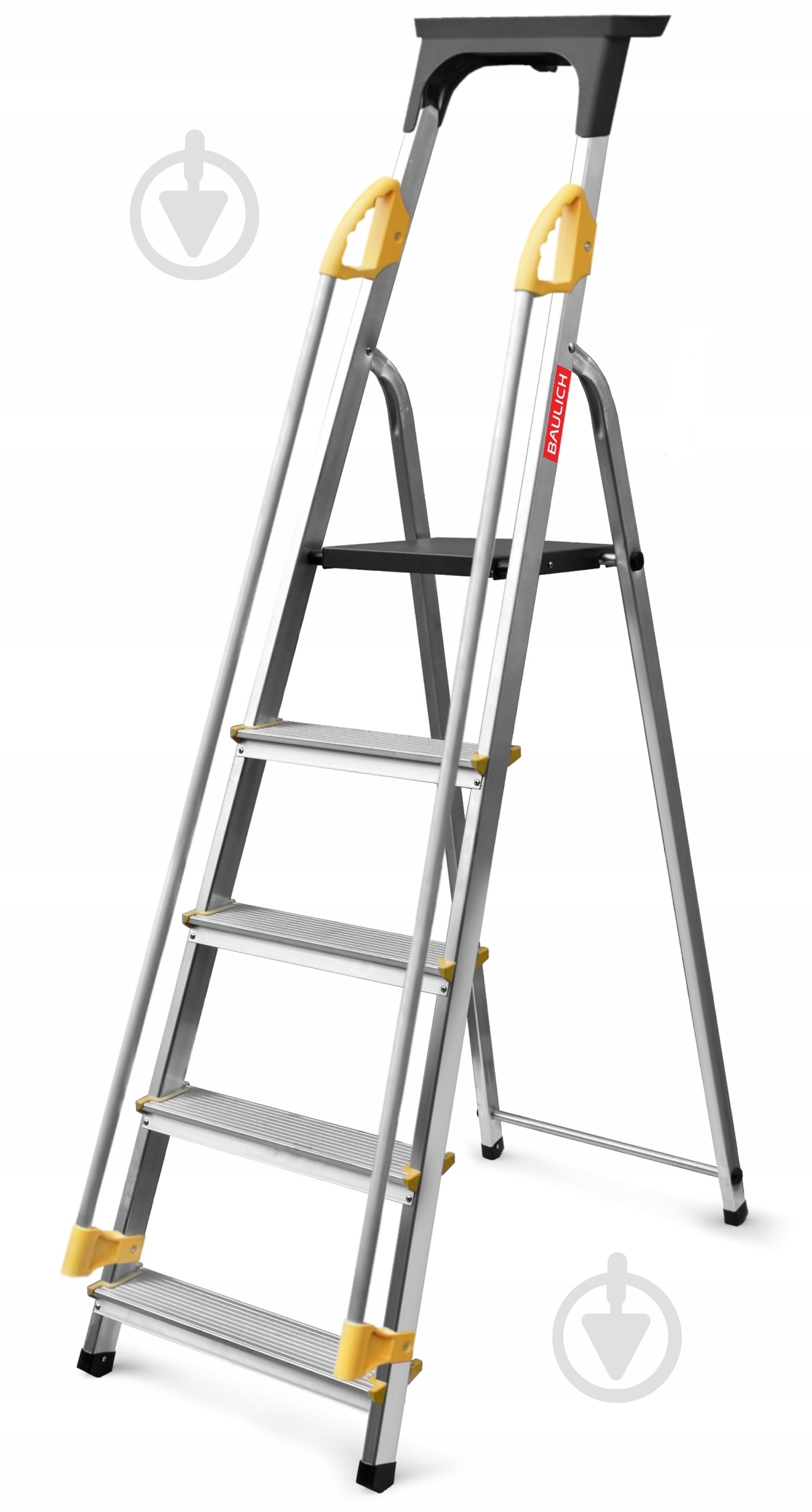 Лестница-стремянка Baulich AL-PF5 с перилами - фото 1