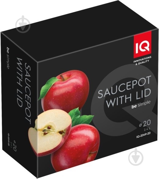 Каструля з кришкою IQ Be Simple 2.4 л (IQ-2049-20) - фото 5
