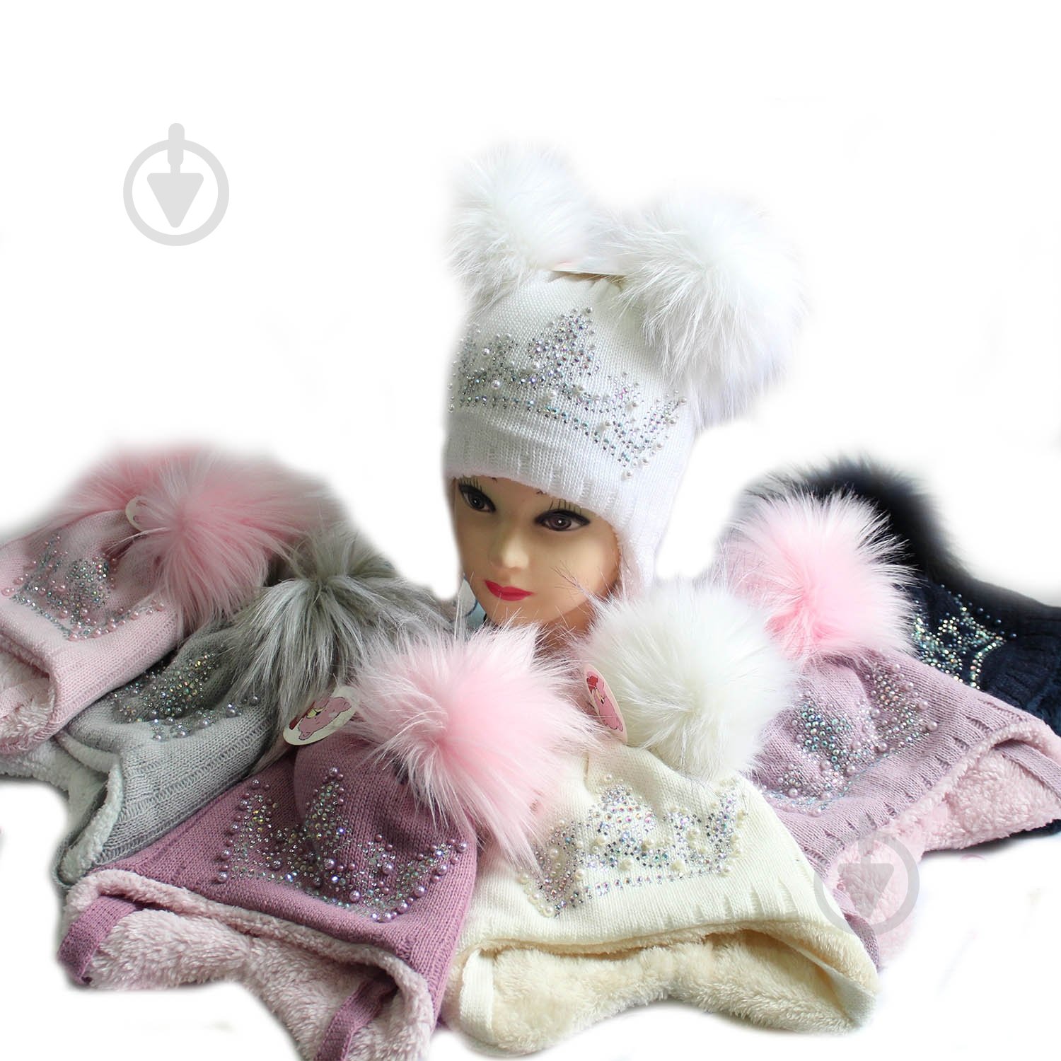 Шапка Kraft р.48-50 1141 в ассортименте - фото 1