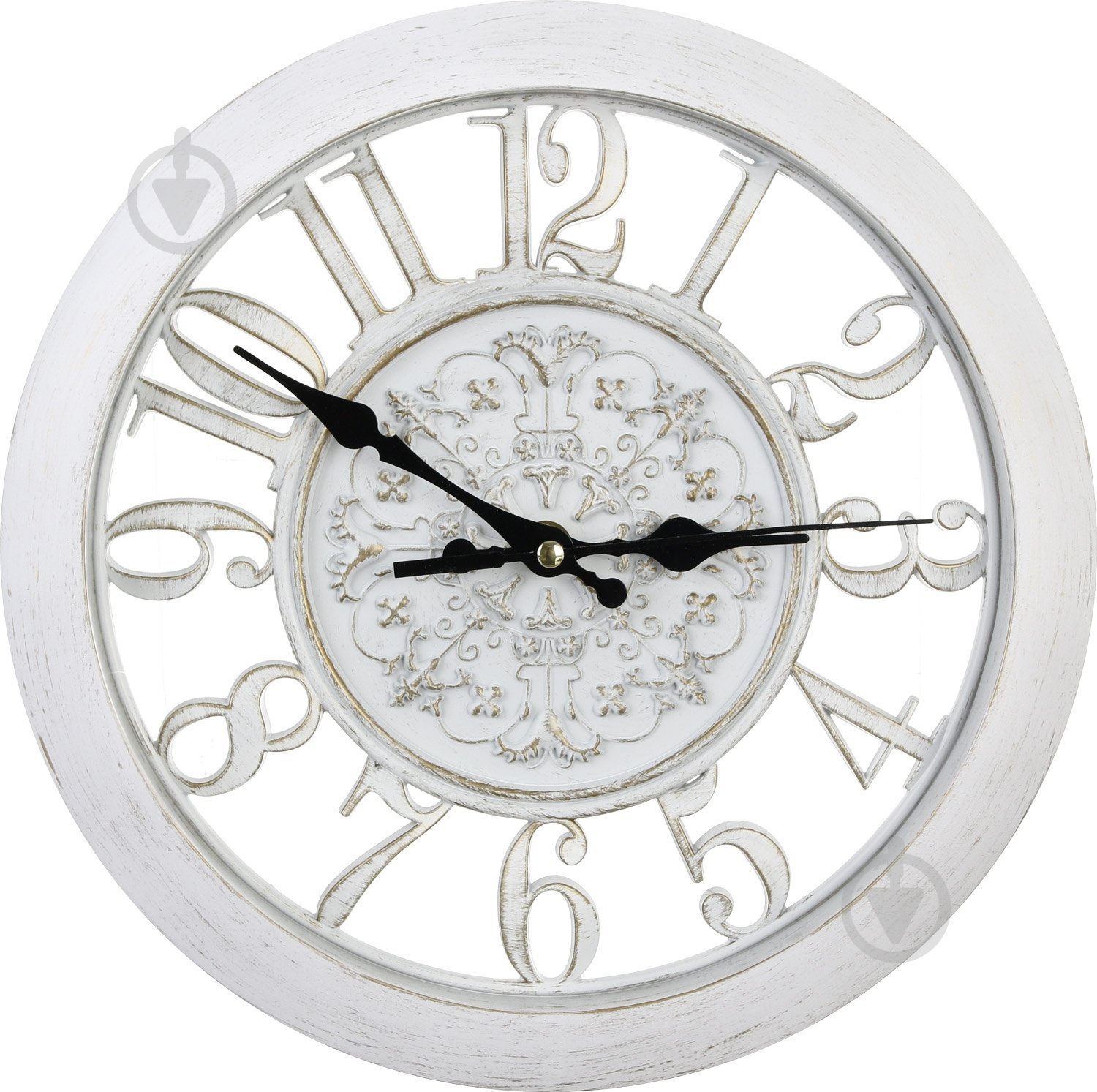 Годинник настінний Skeleton 28x4 см білий Sensio - фото 1