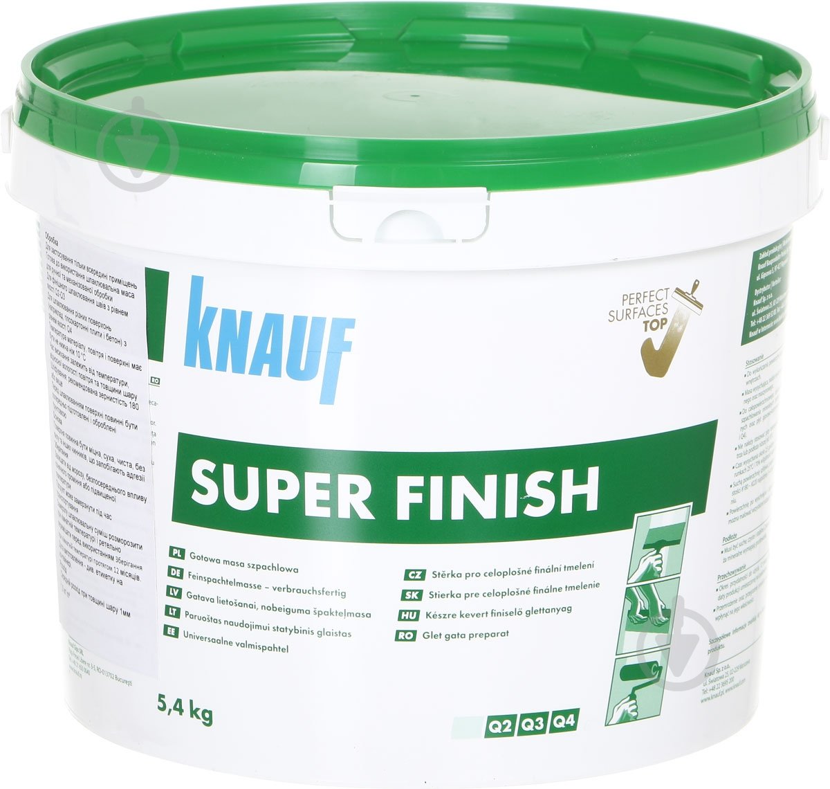 Шпаклівка Knauf Super Finish 5,4 кг (фінішна на вініловій основі) - фото 1