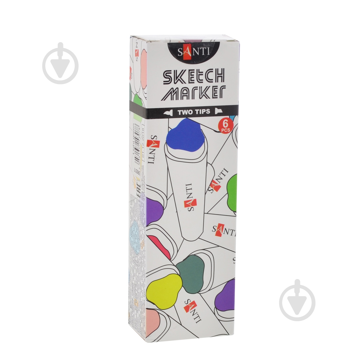 Маркер акварельный Santi sketch SM-26 ярко-красный - фото 3 Маркер акварельный Santi sketch SM-26 ярко-красный - фото 3