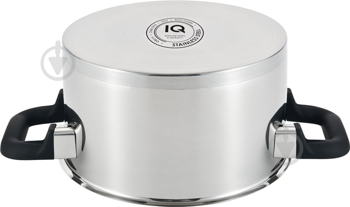 Каструля з кришкою IQ Be Traditional 5.5 л (IQ-2046-24) - фото 3