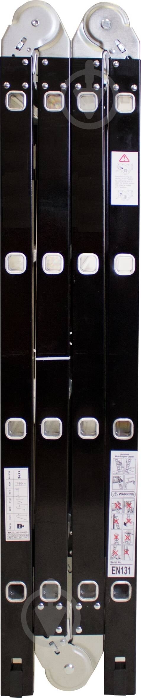 Шарнирная лестница-стремянка Burmaster ST-BL-44 4х4 - фото 1