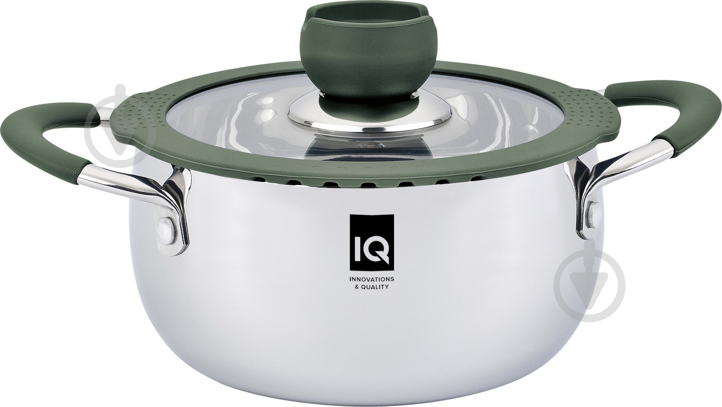 Каструля з кришкою IQ Be Trendy 5.7 л (IQ-2044-24) - фото 1 Каструля з кришкою IQ Be Trendy 5.7 л (IQ-2044-24) - фото 1