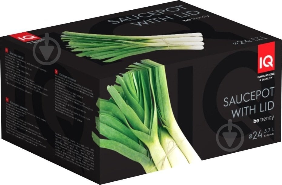 Каструля з кришкою IQ Be Trendy 5.7 л (IQ-2044-24) - фото 7 Каструля з кришкою IQ Be Trendy 5.7 л (IQ-2044-24) - фото 7