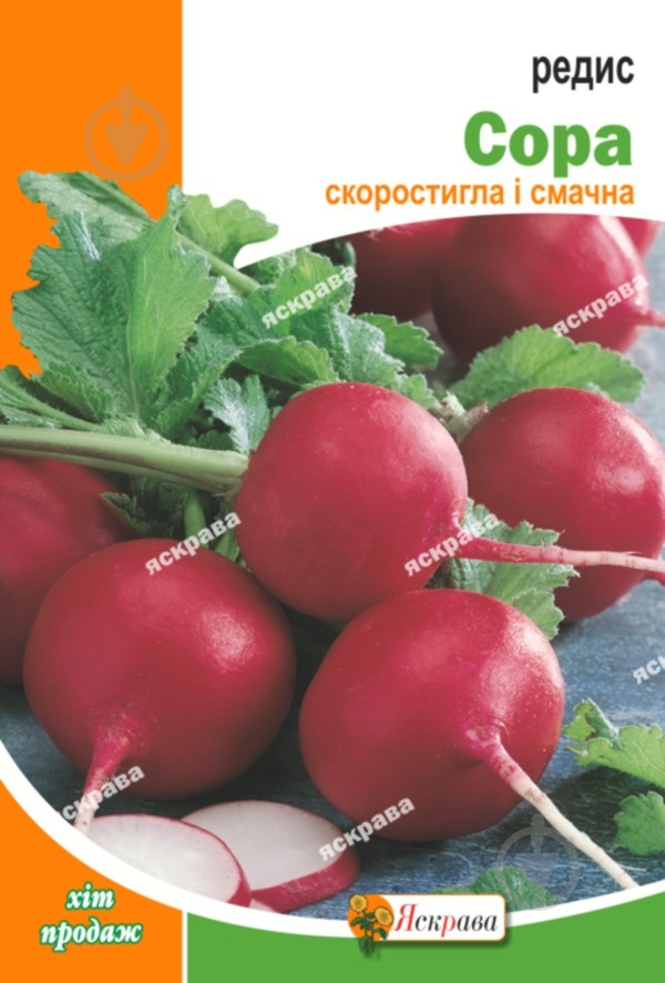 Насіння Яскрава редиска Сора 10 г (4823069810870) - фото 1