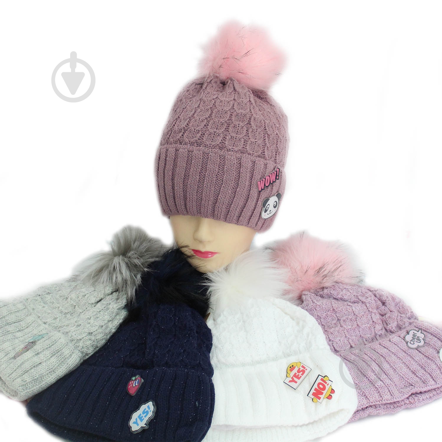 Шапка Kraft р.50-52 1429 в ассортименте - фото 1 Шапка Kraft р.50-52 1429 в ассортименте - фото 1