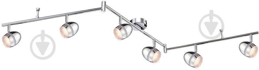 Спот Globo LED Manjola 6x3 Вт хром 56206-6 - фото 1 Спот Globo LED Manjola 6x3 Вт хром 56206-6 - фото 1