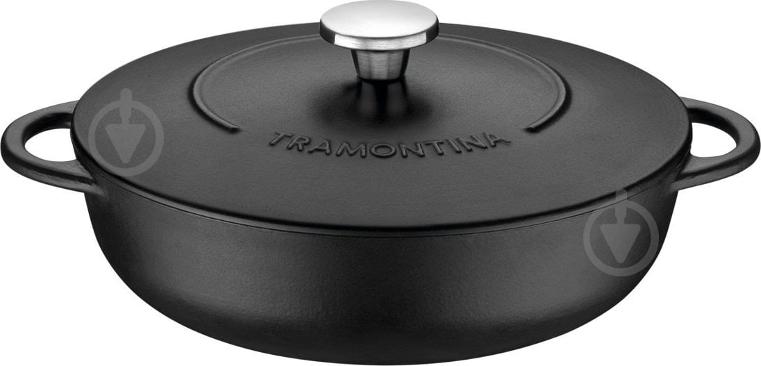 Каструля з кришкою Tramontina TRENTO 4.1 л (20804/028) - фото 1 Каструля з кришкою Tramontina TRENTO 4.1 л (20804/028) - фото 1