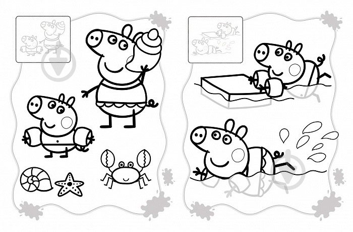 Книга «Свинка Пеппа. Раскраска с наклейками» 978-966-462-792-1 - фото 2