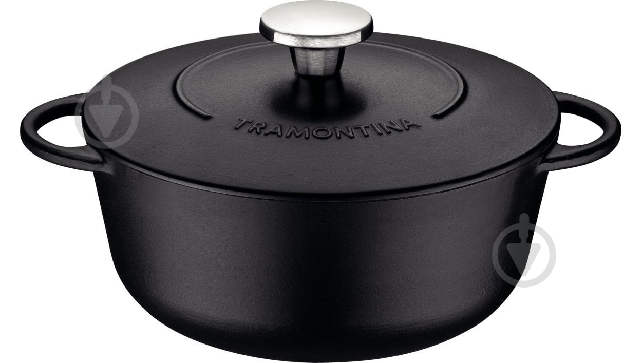 Кастрюля с крышкой Tramontina TRENTO 4 л (20805/024) - фото 1 Кастрюля с крышкой Tramontina TRENTO 4 л (20805/024) - фото 1