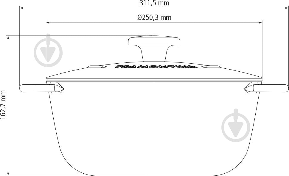 Кастрюля с крышкой Tramontina TRENTO 4 л (20805/024) - фото 3 Кастрюля с крышкой Tramontina TRENTO 4 л (20805/024) - фото 3