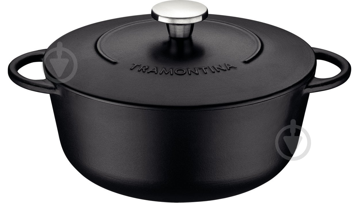 Кастрюля с крышкой Tramontina TRENTO 6 л (20805/028) - фото 1 Кастрюля с крышкой Tramontina TRENTO 6 л (20805/028) - фото 1