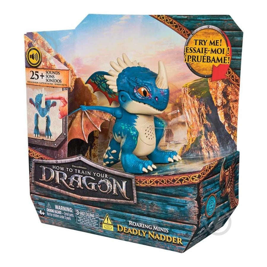 Игрушка интерактивная Dragons «Как приручить дракона» дракон Злобный змеевик 10 см SM66676/6072696 - фото 2 Игрушка интерактивная Dragons «Как приручить дракона» дракон Злобный змеевик 10 см SM66676/6072696 - фото 2