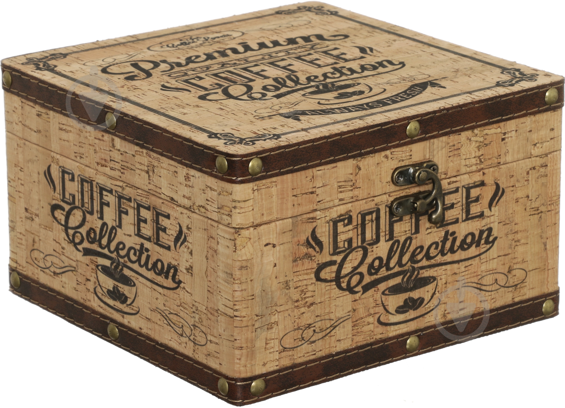 Сундучок Premium coffee 20x20x12 см - фото 1 Сундучок Premium coffee 20x20x12 см - фото 1
