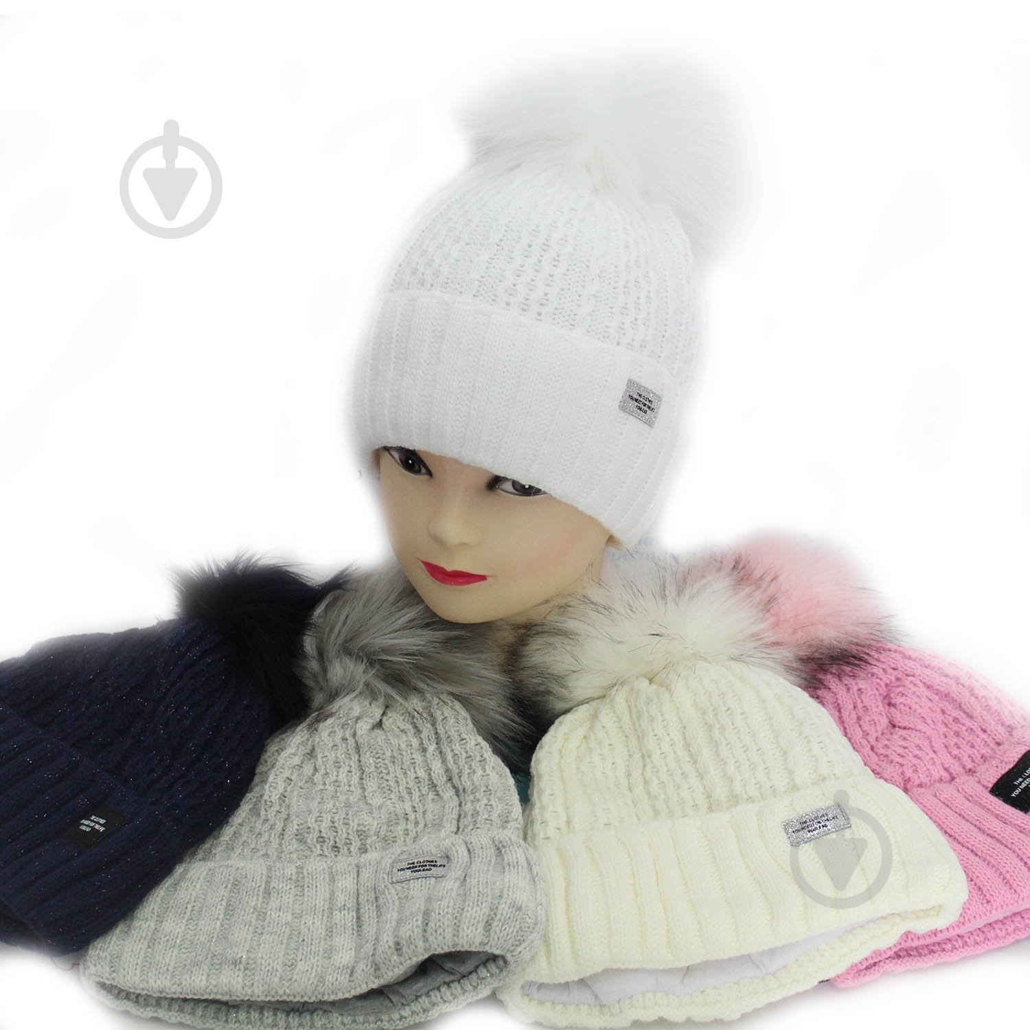 Шапка Kraft р.52-54 1433 синий - фото 1