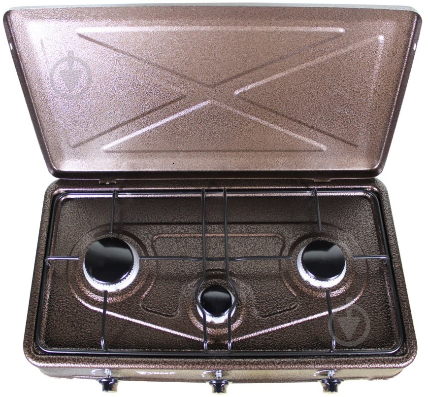Плита газовая настольная YUCEL O-300-LPG-CUPPER - фото 2